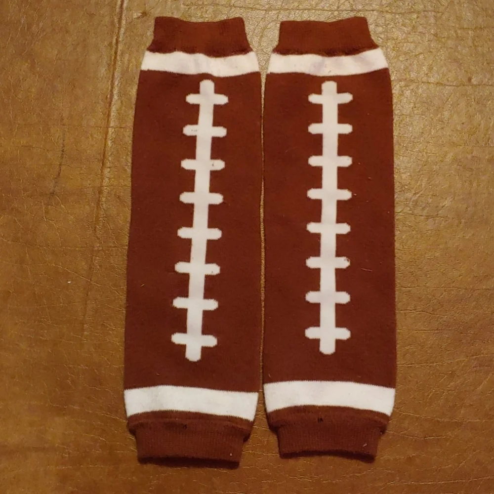 Toddler football leg warmers